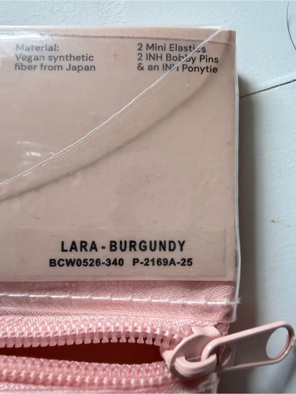 NEW NWT LARA Women's Hair Accessories INH insert name here ponytail in Burgundy